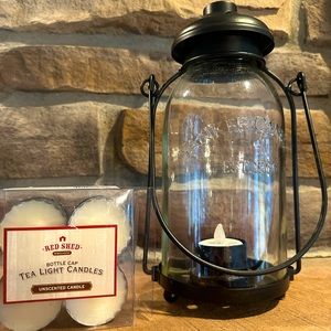 Yankee Candle Lantern & Tea Lights